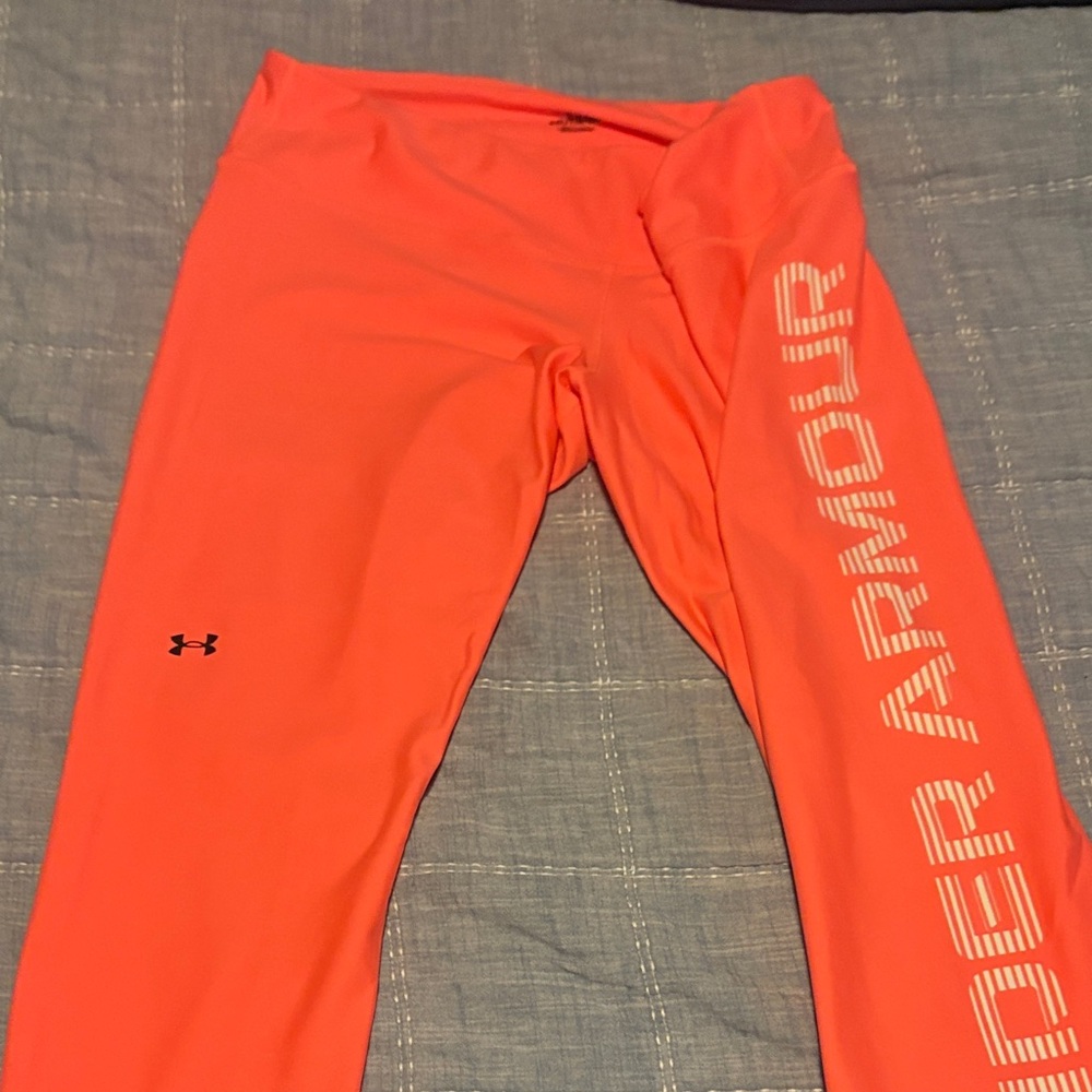 Under Armour Orange Active Leggings